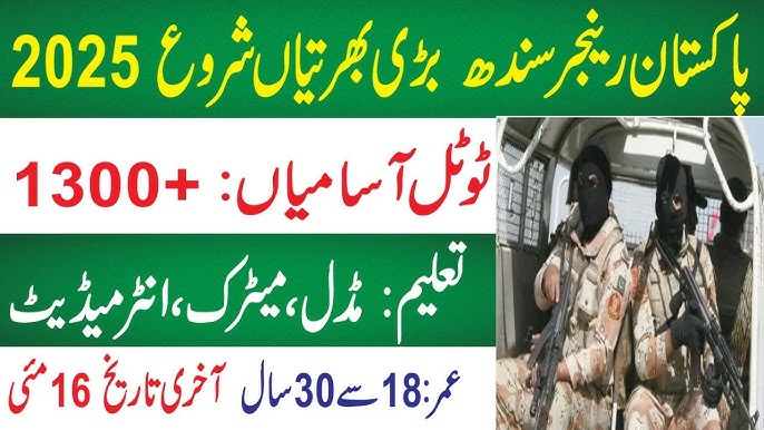 Latest Pakistan Rangers Sindh Foundation Management Posts Karachi 2025